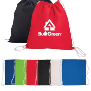 Drawstring Cotton Backpack